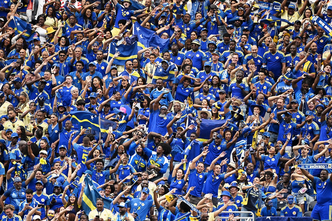 Curacao-Fans jubeln nach 1:1
